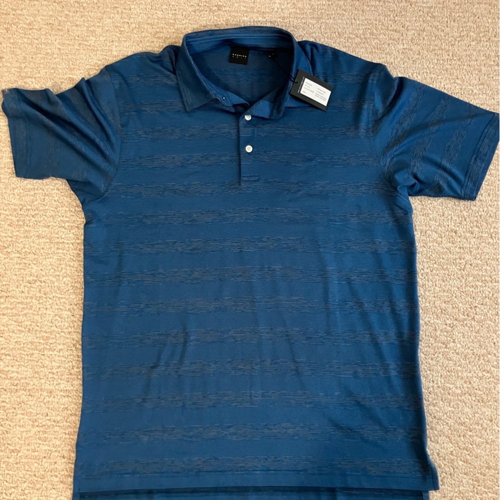Dunning Golf Blue Polo Shirt for Men